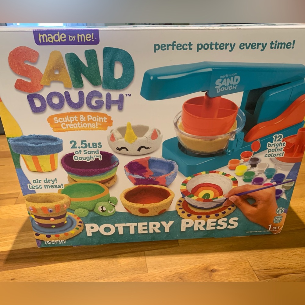New in Box Sand Dough Pottery kit